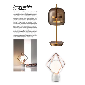 現代風電鍍咖啡色玻璃/白色石材座(附開關)立燈18-63671、63672