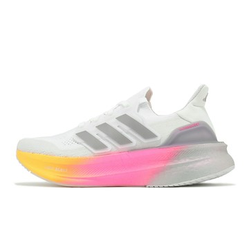adidas 慢跑鞋 Ultraboost 5 W 女鞋 白 粉橘 緩衝 BOOST 輪胎大底 運動鞋 愛迪達 ID8840