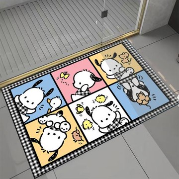 帕恰狗硅藻泥浴室地毯 加厚洗水防滑墊 pochacco 衛浴腳墊 pc狗