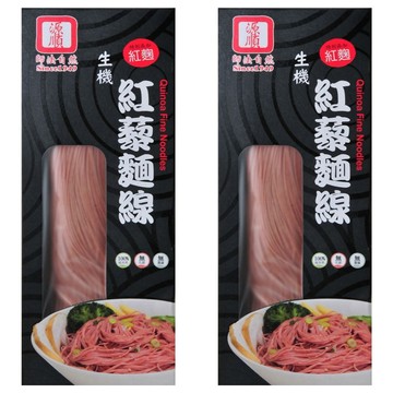 源順食品 生機紅藜麵線 百分之百天然原料 無防腐劑及色素  230g  2盒