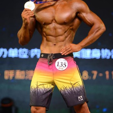 dunkelvolk達克沃男子健體比賽褲沙灘褲短褲齊膝彈力五分沖浪泳褲