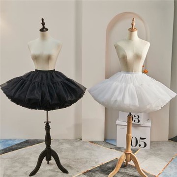 裙撐Lolita暴力洛麗塔狗短無骨軟紗鴨屁股裙撐蓬裙飛天裙撐半身裙