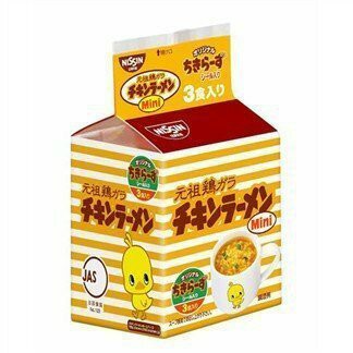 【江戶物語】元祖雞麵 3入麵 迷你包 小雞麵 雞汁風味 NISSIN 日清泡麵 馬克杯麵 元祖小雞麵