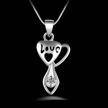 現貨+預購 925純銀項鍊 吊墜-精緻韓版流行氣質英文造型母親節生日情人節禮物女配件73ad65【獨家進口】【米蘭精品】