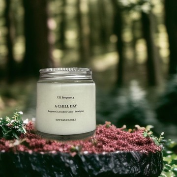 【A CHILL DAY 愜意時光】天然大豆精油香氛蠟燭