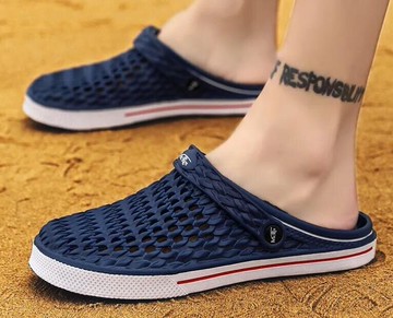 【川澤百貨】拖鞋男士涼鞋沙灘鞋夏季洞洞鞋休閒外穿男拖鞋時尚潮流個性室內拖