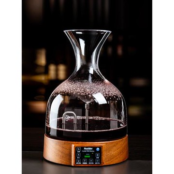 智能電動霧化紅酒醒酒器家用高級感水晶玻璃葡萄酒杯套裝快速醒酒