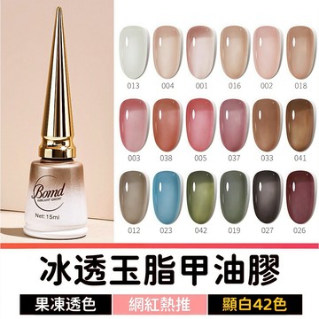 【3件129】 冰透甲油膠 貓眼膠 甲油膠 美甲膠 玻璃珠貓眼 貓眼美甲 凝膠指甲油 晶石貓眼膠 透色甲油膠