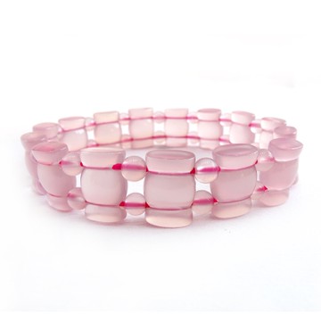 Hera精選沁漾粉晶板環