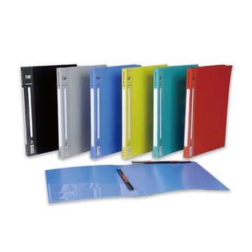 【新德牌】P.P A4 右上彈簧夾 24本 / 箱 03-102 - 黑