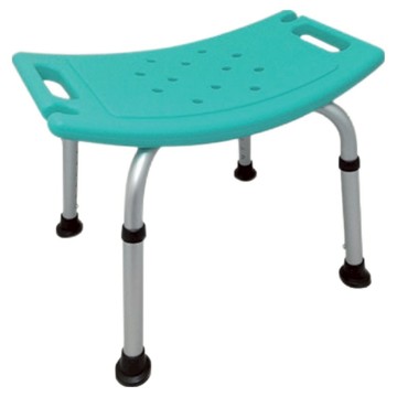 FUZIKON MEDICAL EQUIPMENT 富士康 無背浴室洗澡椅 0010  綠色  51 x 31 x 36~51cm