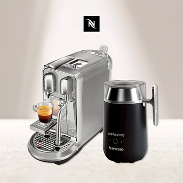 【Nespresso】膠囊咖啡機 Creatista Plus 金屬色 Barista咖啡調理機組合 (贈咖啡組+膠囊折扣金)