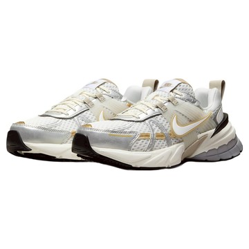 NIKE 耐吉 女款 WMNS V2K RUN 休閒鞋 HJ7245-100  卡其色 + 銀色  28.5cm