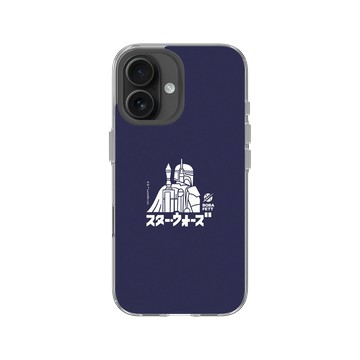 iPhone 16 Clear Case（相機按鈕） 透明 - 迪士尼-星際大戰 Star Wars - 波巴費特-日文字系列