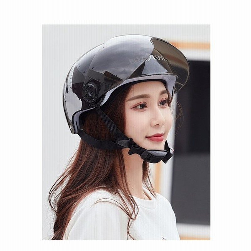 バイクヘルメット ジェット Uvカット ヘルメット 夏 半帽 軽量 メンズ レディー ス 日焼け止め オートバイ オフロード 自転車 通気 かわいい 通販 Lineポイント最大0 5 Get Lineショッピング