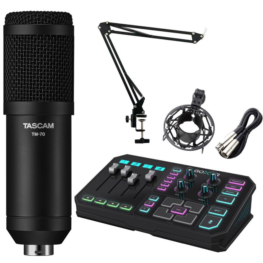 TC Helicon 配信用オーディオインターフェイス GO XLR   ゲーム実況マイクセット