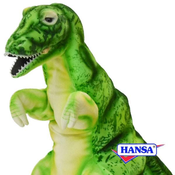 ハンサ　恐竜パペット HANSA（ぬいぐるみ） BH7754 ディロフォサウルス ハンドパペット