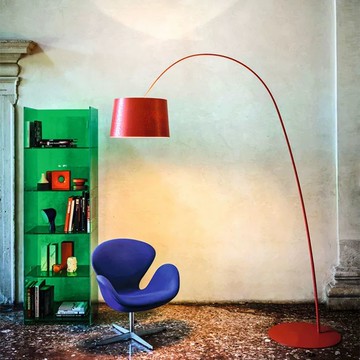 免運開立發票 落地燈 立燈 吊燈 壁燈 檯燈 燈具 意大利Foscarini 現代簡約法式釣魚落地燈設計師沙發弧形落地燈 出貨快速pyy0018