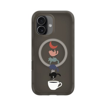 iPhone 17 AirX 本質黑 - ilovedoodle (Lim Heng Swee) - Coffee Cat: 深夜手沖