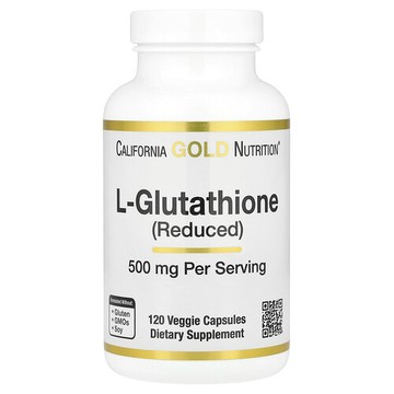 California Gold Nutrition, L-谷胱甘肽（還原型），500 毫克，120 粒素食膠囊