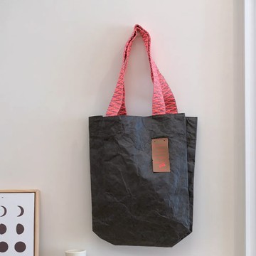 韓國 Miyansol 皺皺托特包 竹碳莓果