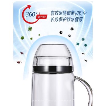玻璃水壺家用大容量套裝密封防塵晾涼開水壺加厚耐高溫防爆冰箱壺