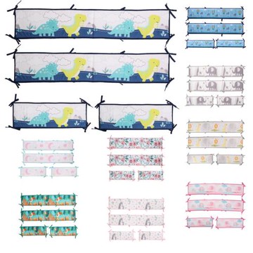 外貿花型工廠直銷供跨境新款印花寶寶嬰兒床圍床擋床靠批發