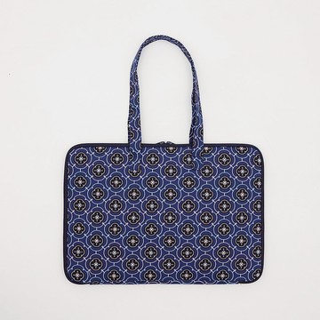 15.5吋筆電收納包-差旅款/玻璃海棠3號/典雅藍 筆電包