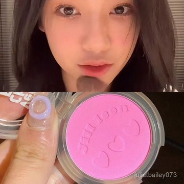 ♡ 𝑪𝒉𝒊𝒄 𝒖 ♡JILL LEEN腮紅奶杏蜜桃香奶油橘可愛嬰兒粉日係裸妝自然提亮腮紫
