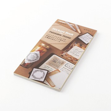 MIDORI 浸透印章用貼紙 自然色系