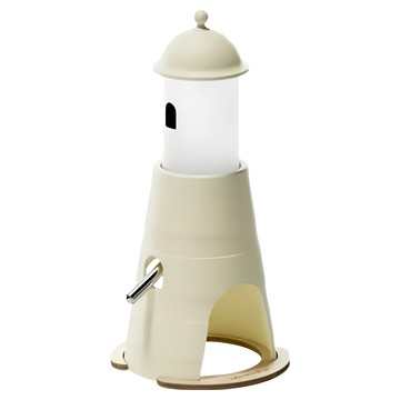 MewooFun 喵乎汪也 倉鼠飲水器 ABS PP 不鏽鋼 椴木板材質 11.4*10.2*22.6cm  月光燈塔  1個