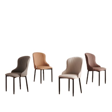 【MUNA家居】伊克皮餐椅/共四色/F113深灰色