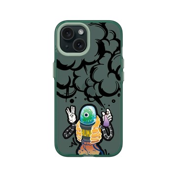 iPhone 15 Clear 憂墨綠 - Graffiti / 街頭塗鴉 - 來畫點東西