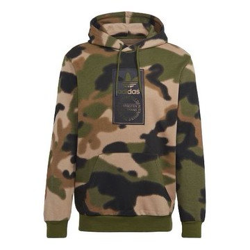 adidas originals Athleisure Casual Sports Green Camouflage