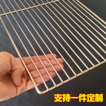 訂製 定製304不鏽鋼網片 不鏽鋼加粗燒烤網 烤箱烤網戶外燒烤架 網篦子烤肉網工具