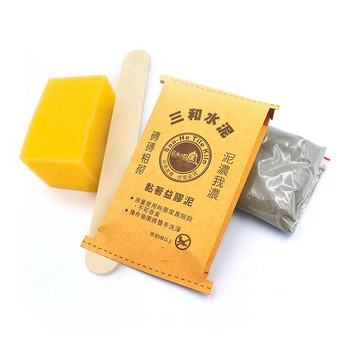 【DIY材料】砌磚工具組(水泥110g 海綿 攪棒)