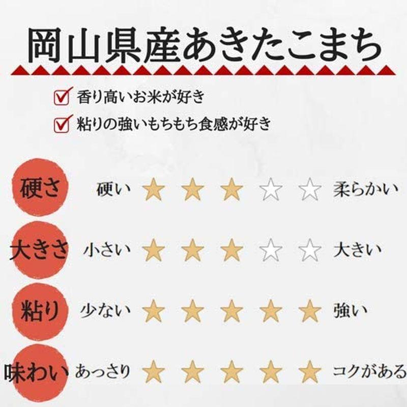 米 お米 10kg あきたこまち 岡山県産 (5kg×2袋) 令和3年産