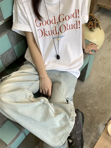 【限時79折】期許完美生活印花短袖T恤-81913