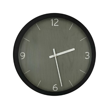 UMBRA 加拿大 簡約木紋掛鐘(森灰30cm) / 壁掛 時鐘