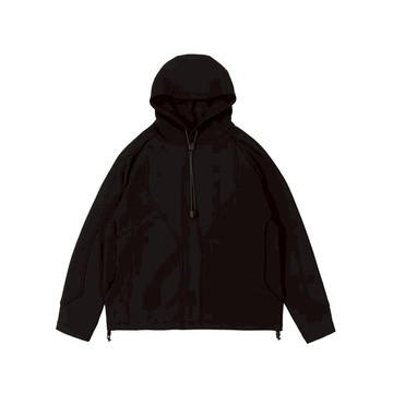 AirRoom 正品現貨 2024AW oqLiq Circuit Hoodie 寬版 機能 連帽 帽T 24AT03