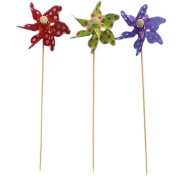 8cm 竹架彩色風車 小風車/一件1000支入(促20) 竹木風車 風車童玩-AA5087【APP滿額下單10%點數(單一帳號最高5000點)】1/31止