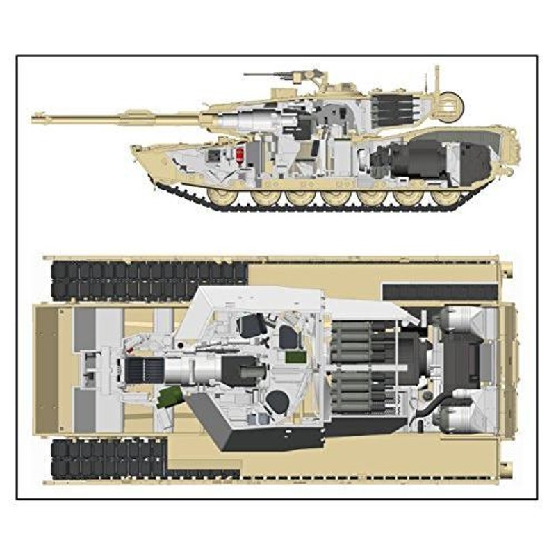 ライフィールド 1/35 アメリカ軍 M1A1/A2 エイブラムス with フル