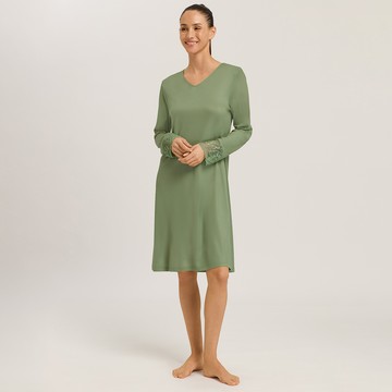 【HANRO】Elia Nw 蕾絲洋裝 XS-L (鎮靜綠)