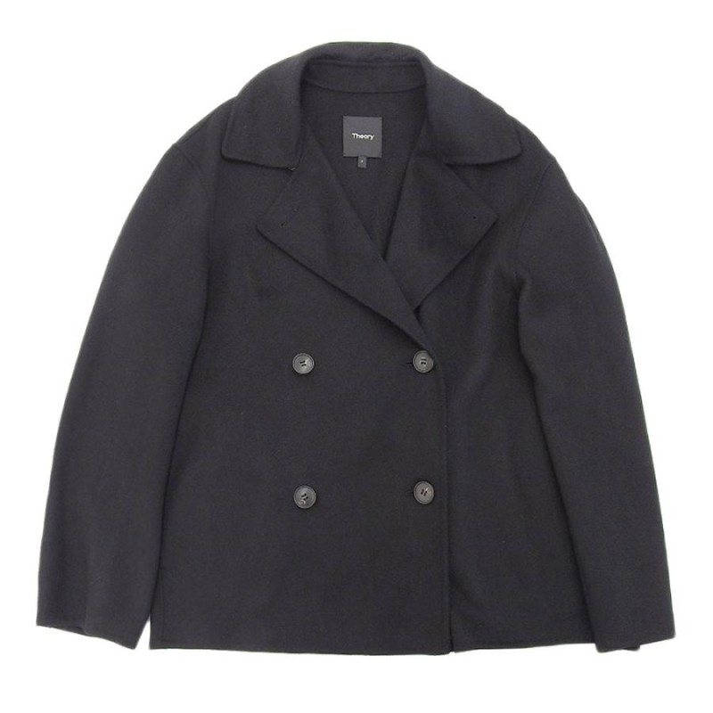 美品 Theory セオリー Luxe New Divide Casual Peacoat B ピーコート ...