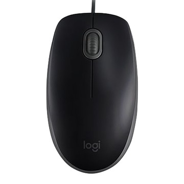 logitech 羅技 有線靜音滑鼠  黑  M110