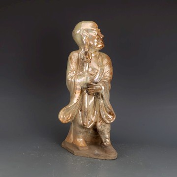 漢代金銀釉佛像 仿古瓷器 古董古玩 舊貨老貨 手工擺件收藏品真品