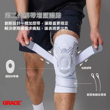 ✨新品特價/免運促銷#運動護膝男專業打籃球跑步膝蓋半月闆損傷保護套綁帶關節大碼登山