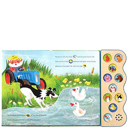 Busy Noisy Farm 10 Button Sound Book: A Noisy Adventure on a Busy Farm (Int