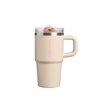 STANLEY 防漏吸管隨手杯 0.59L / 香檳粉
