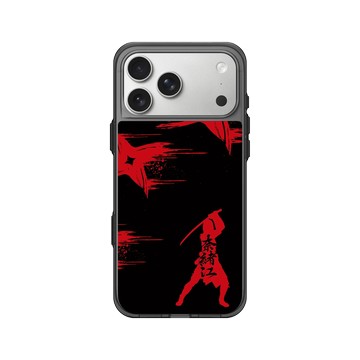 iPhone 17 Pro Max Clear (相機按鈕) 酷墨灰 - Assassin's Creed - Assassin's Creed® Shadows - Naoe silhouette